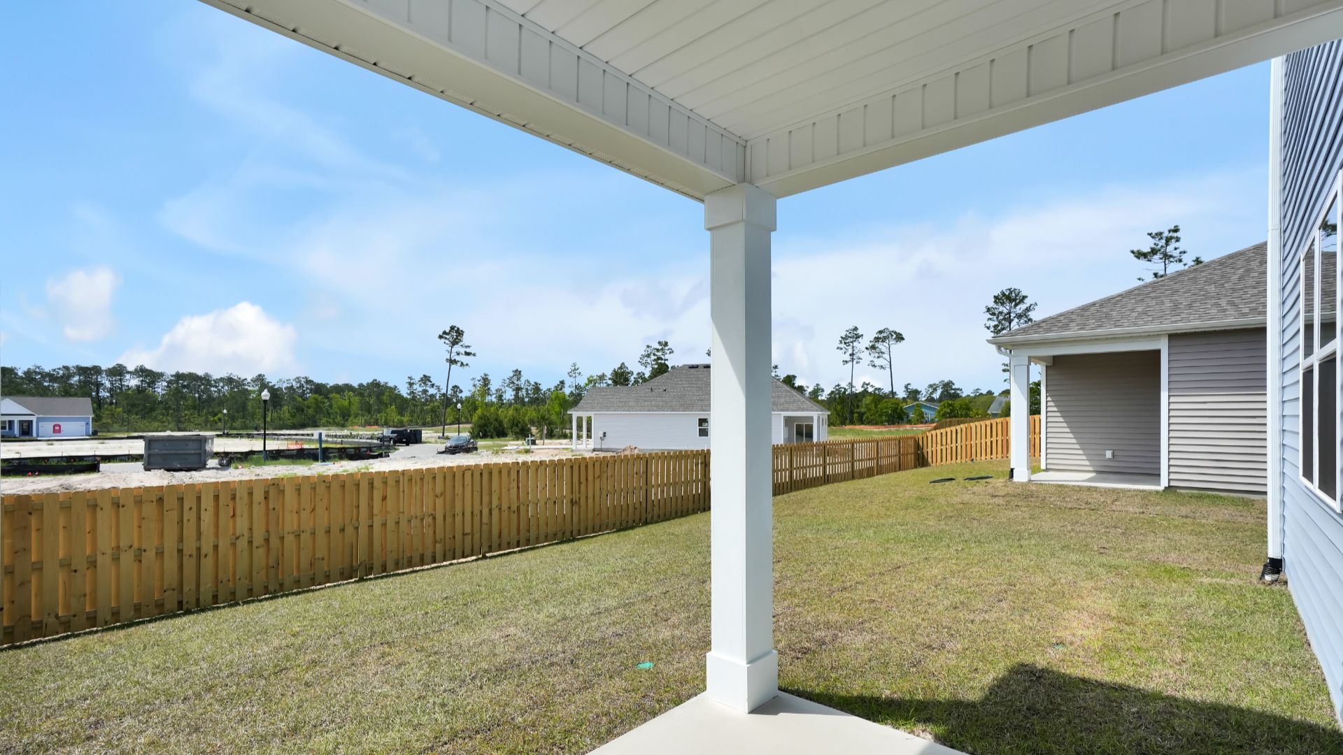Enjoy the patio perfect for entertaining and enjoying eastern North Carolina evenings.
