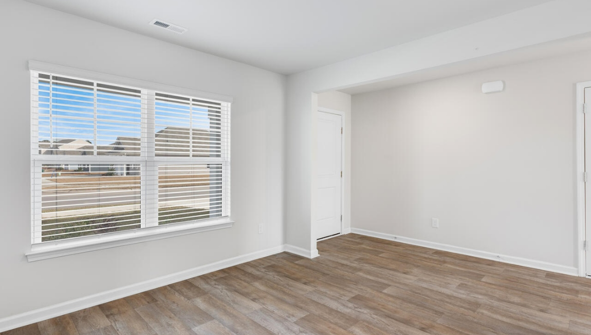 You’ll never be too far from the action with the living and dining area right there.