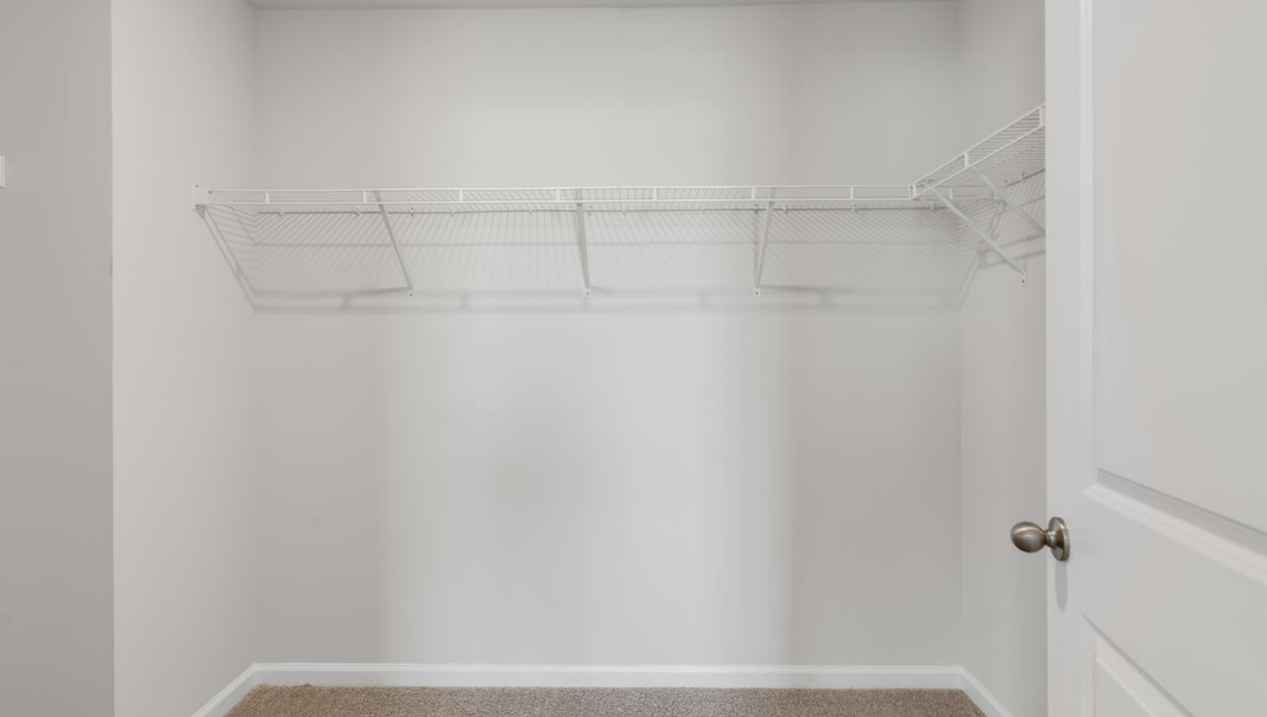 In every bedroom you’ll have carpeted floors and a closet in each room. Whether these rooms become bedrooms, office spaces, or other bonus rooms, there is sure to be comfort.