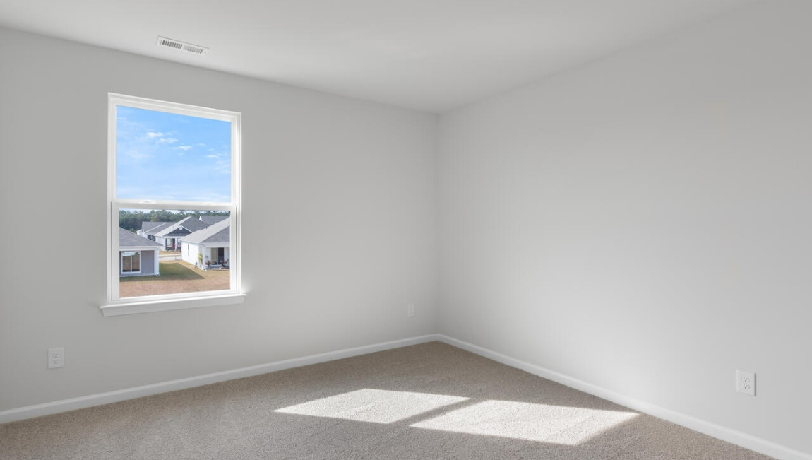 In every bedroom you’ll have carpeted floors and a closet in each room. Whether these rooms become bedrooms, office spaces, or other bonus rooms, there is sure to be comfort.