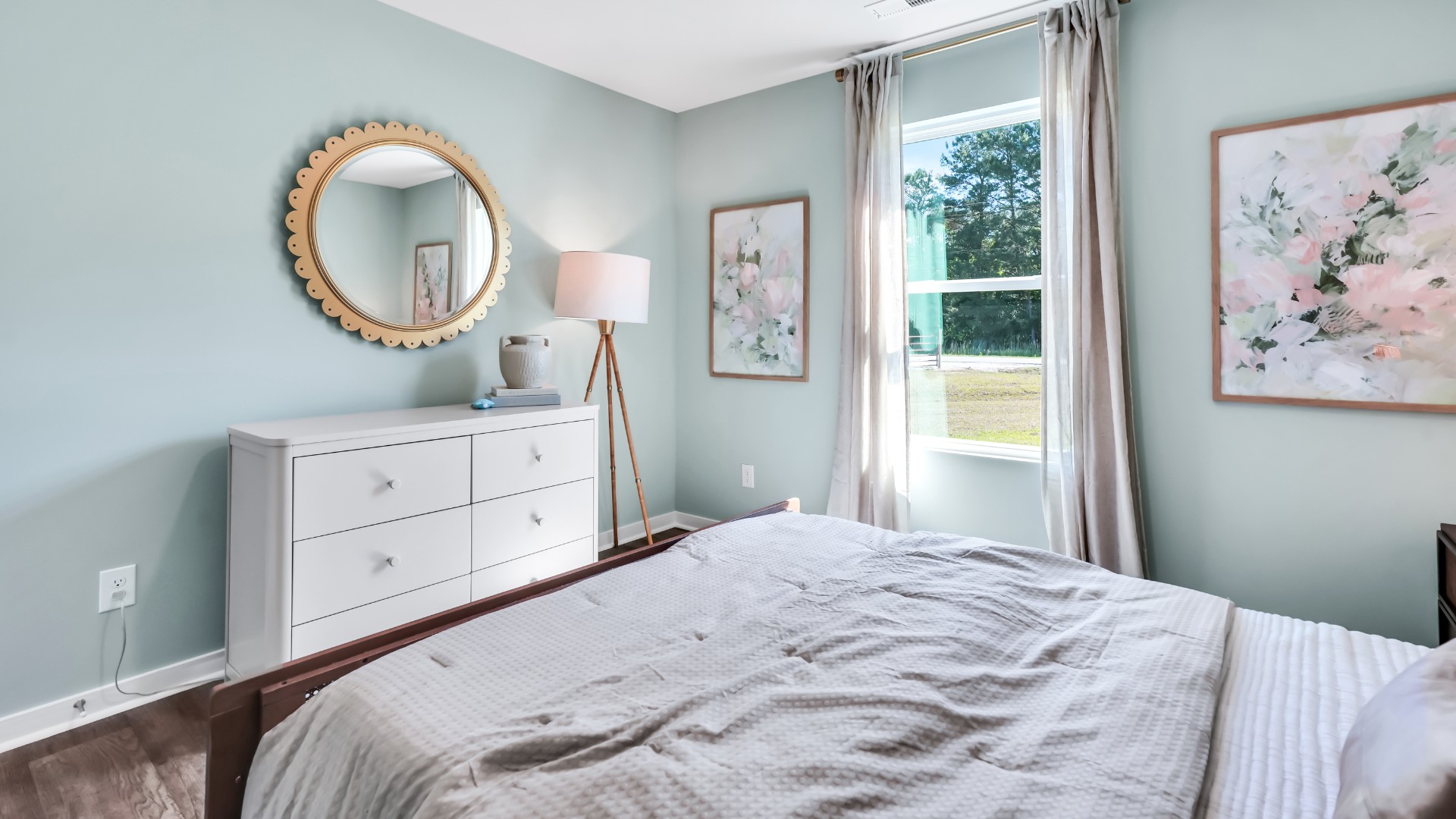 The primary bedroom has its own attached bathroom that features a walk-in closet and all the space you need to get ready in the morning. Sharing a sink isn’t a worry with the double vanity, and you also get additional privacy with a separate door for the toilet and shower.