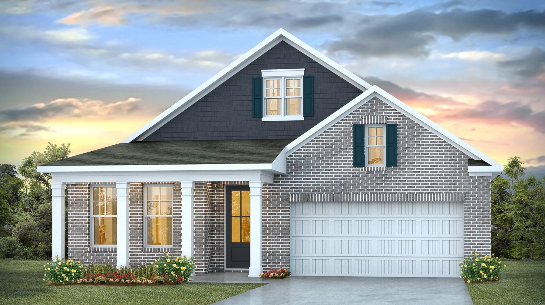 Ranch-style home for sale in 55+ community in Lexington, SC