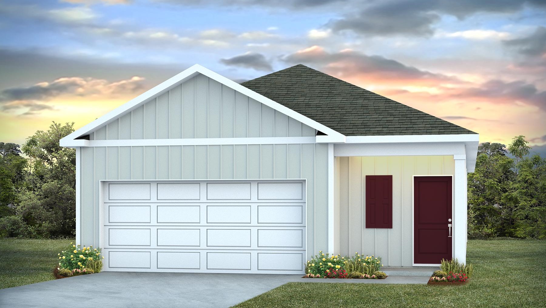 The downing is for sale and features 3 bedrooms and 2 bathrooms.