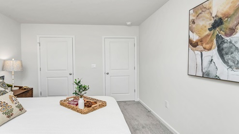 Bedroom 2 is also located upstairs.