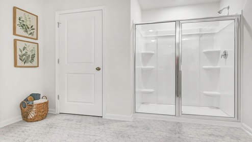 Primary standup shower.