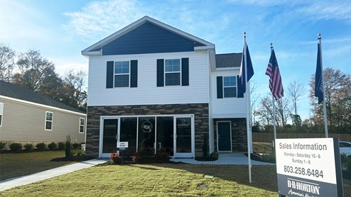 Grand Oaks model home located off Hardscrabble Road in Columbia, SC.