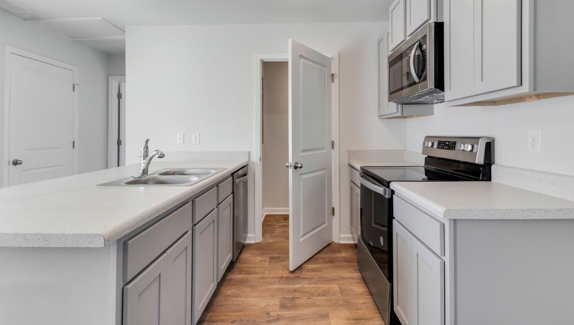 Spacious kitchen pantry for added storage