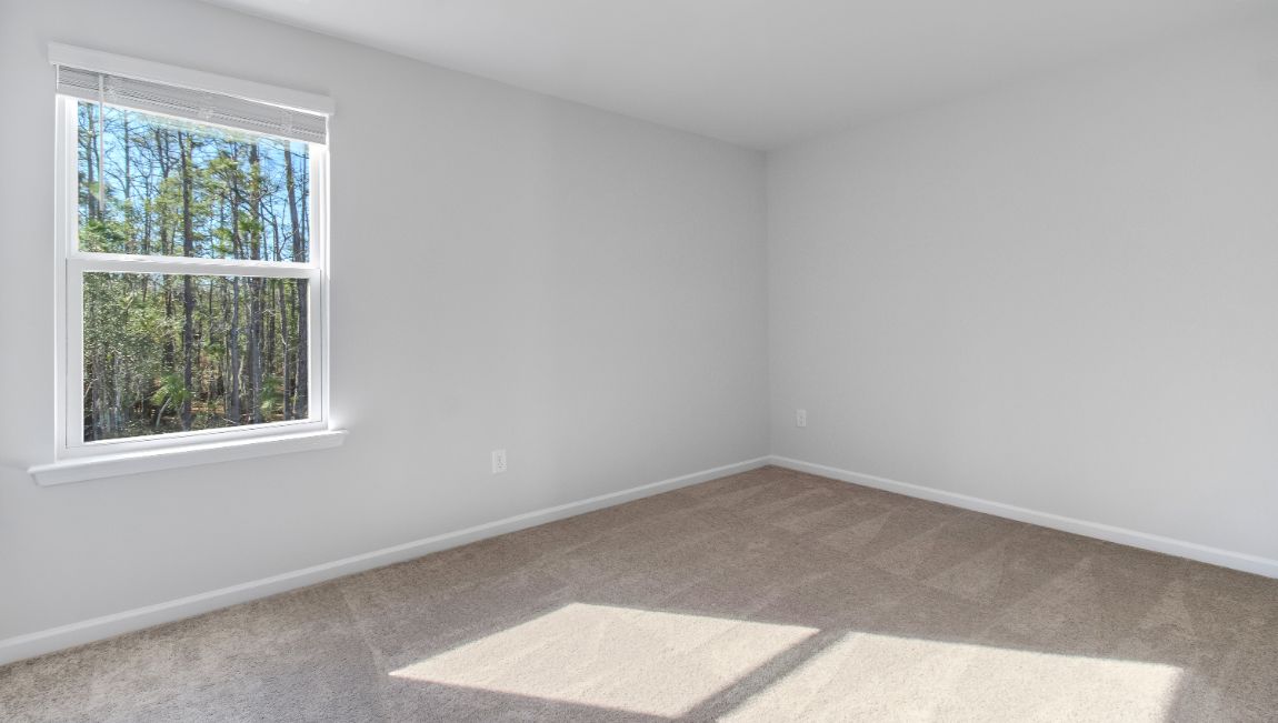 Private primary suite tucked into the back of the Hannah floorplan