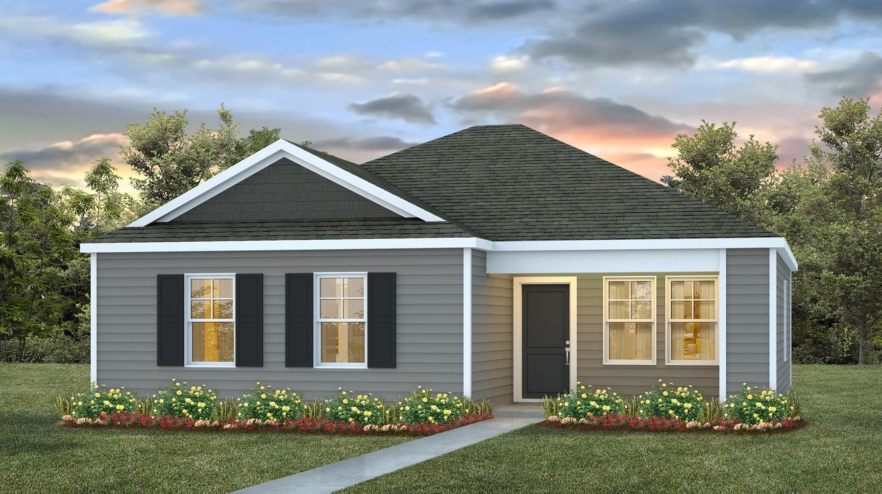 Ranch home for sale in Orangeburg, SC new construction with 3 bedrooms and 2 bathrooms