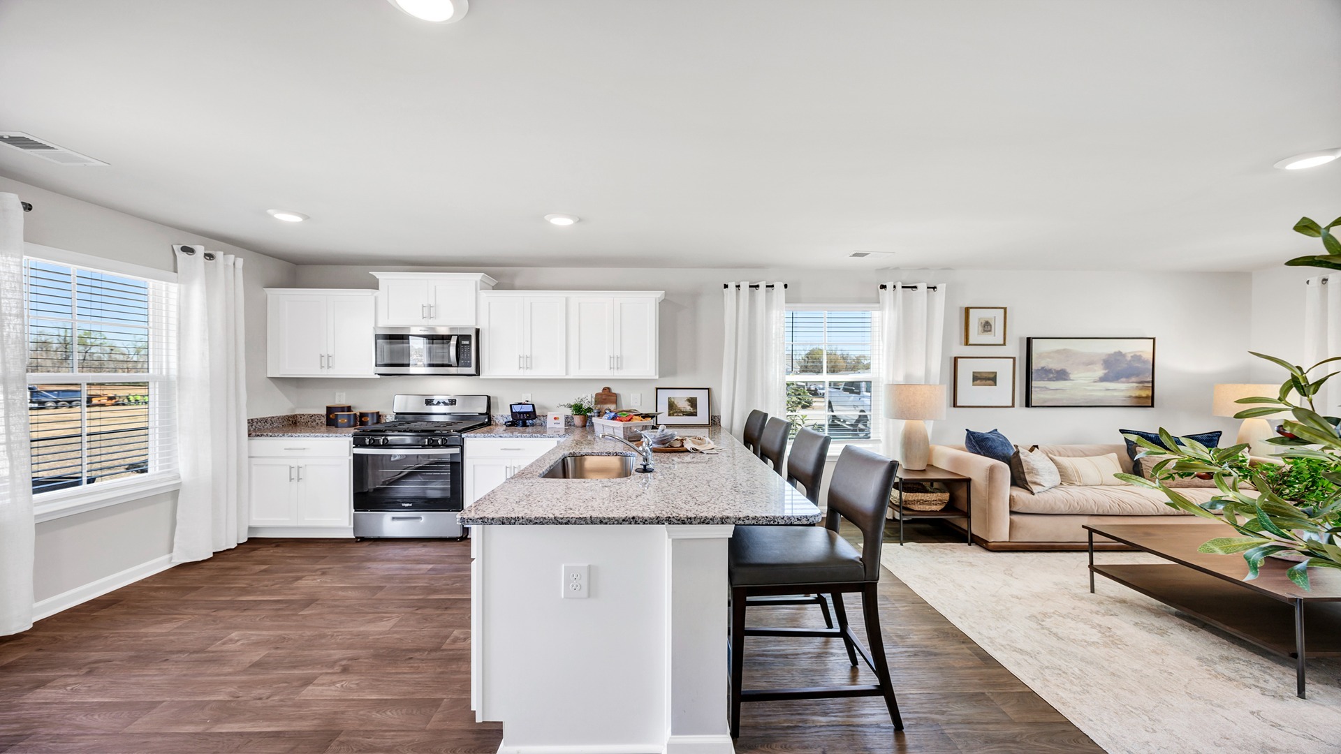 Curtis kitchen with granite countertops