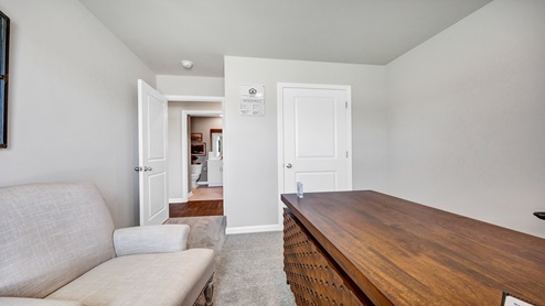 Bedroom 3 is staged as a home office.