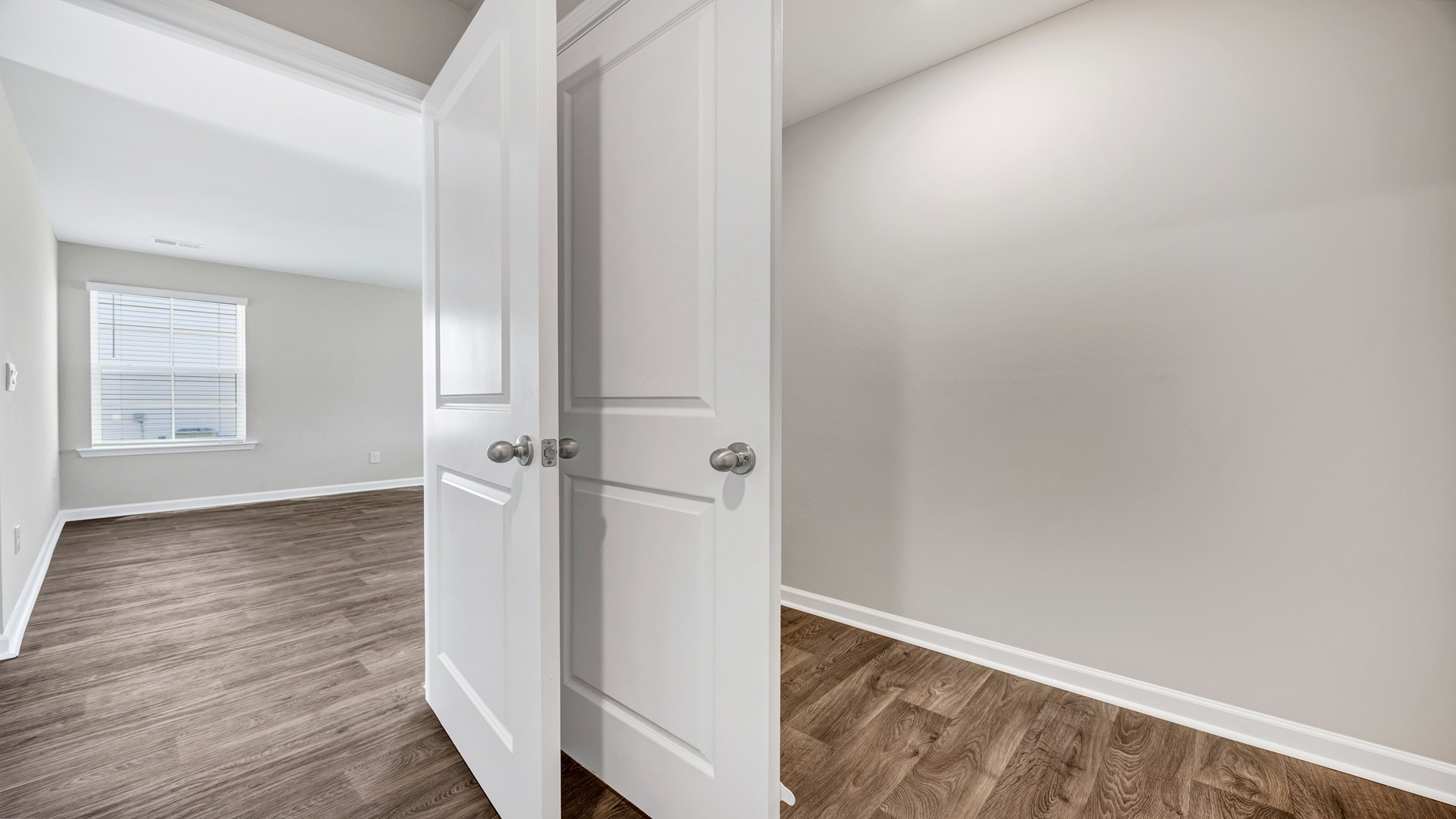 Storage closet near the laundry room
