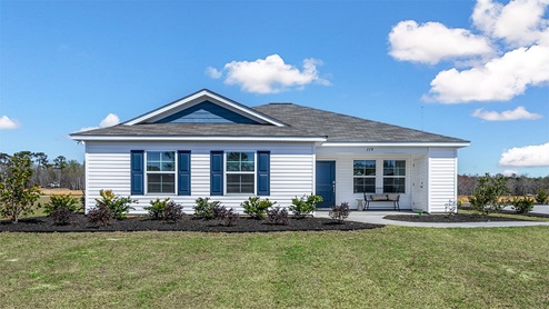 The Model Home at The Park at Wilkinson is the Curtis Floorplan