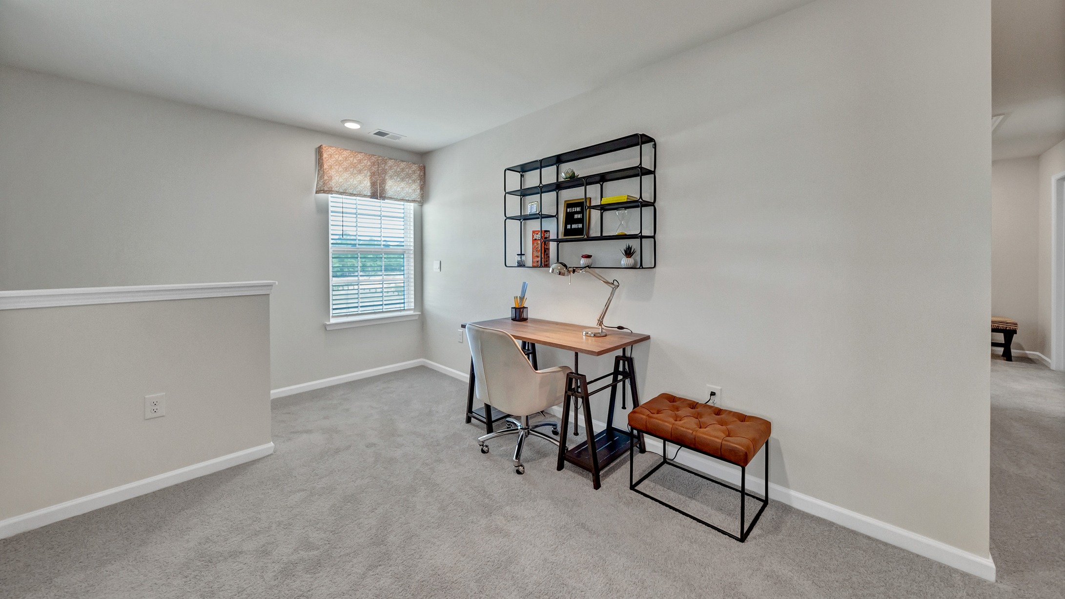 Functional upstairs loft space