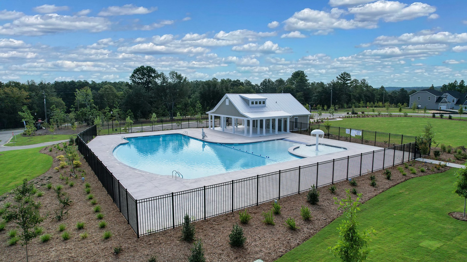 Amenity area in Ferry Grove with pool for all residents to enjoy