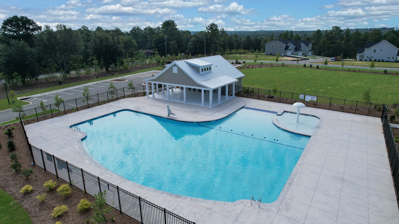 Resort-style pool and