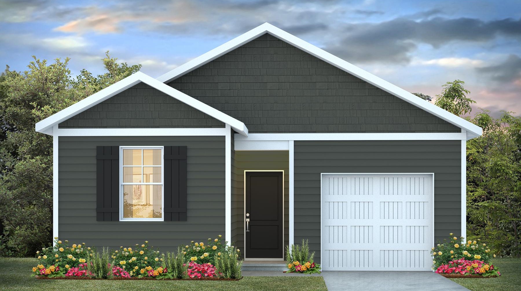 One-story home for sale in Lexington, SC with a 1-car garage and 3 bedrooms