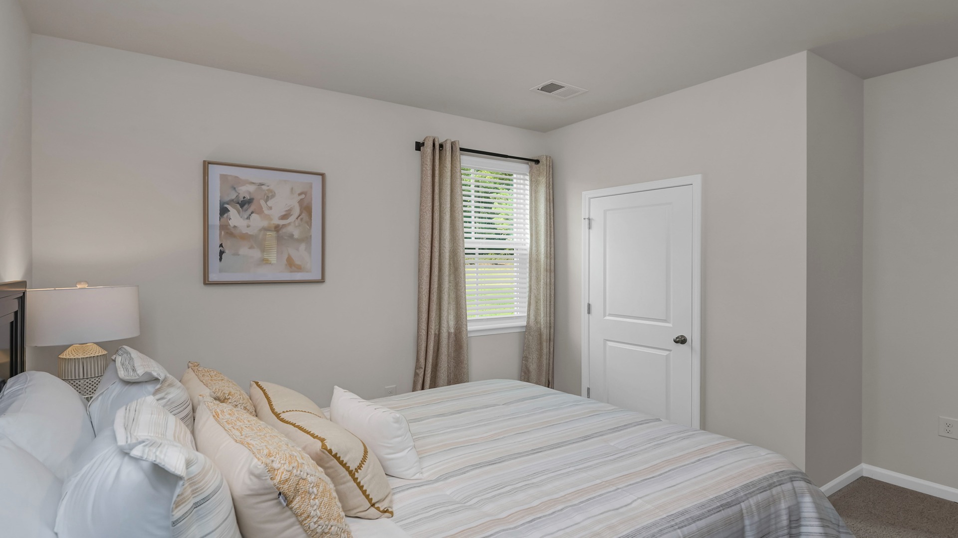 Bedroom 2 and 3 are towards the front of the home