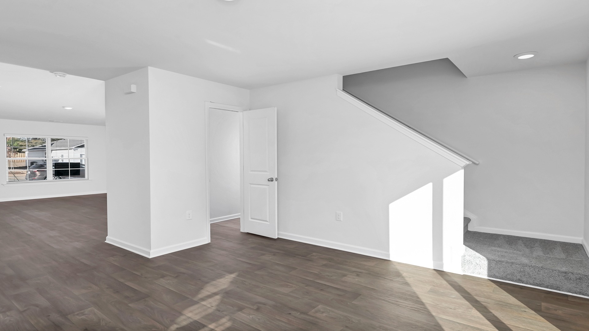 Access to upstairs in dining area