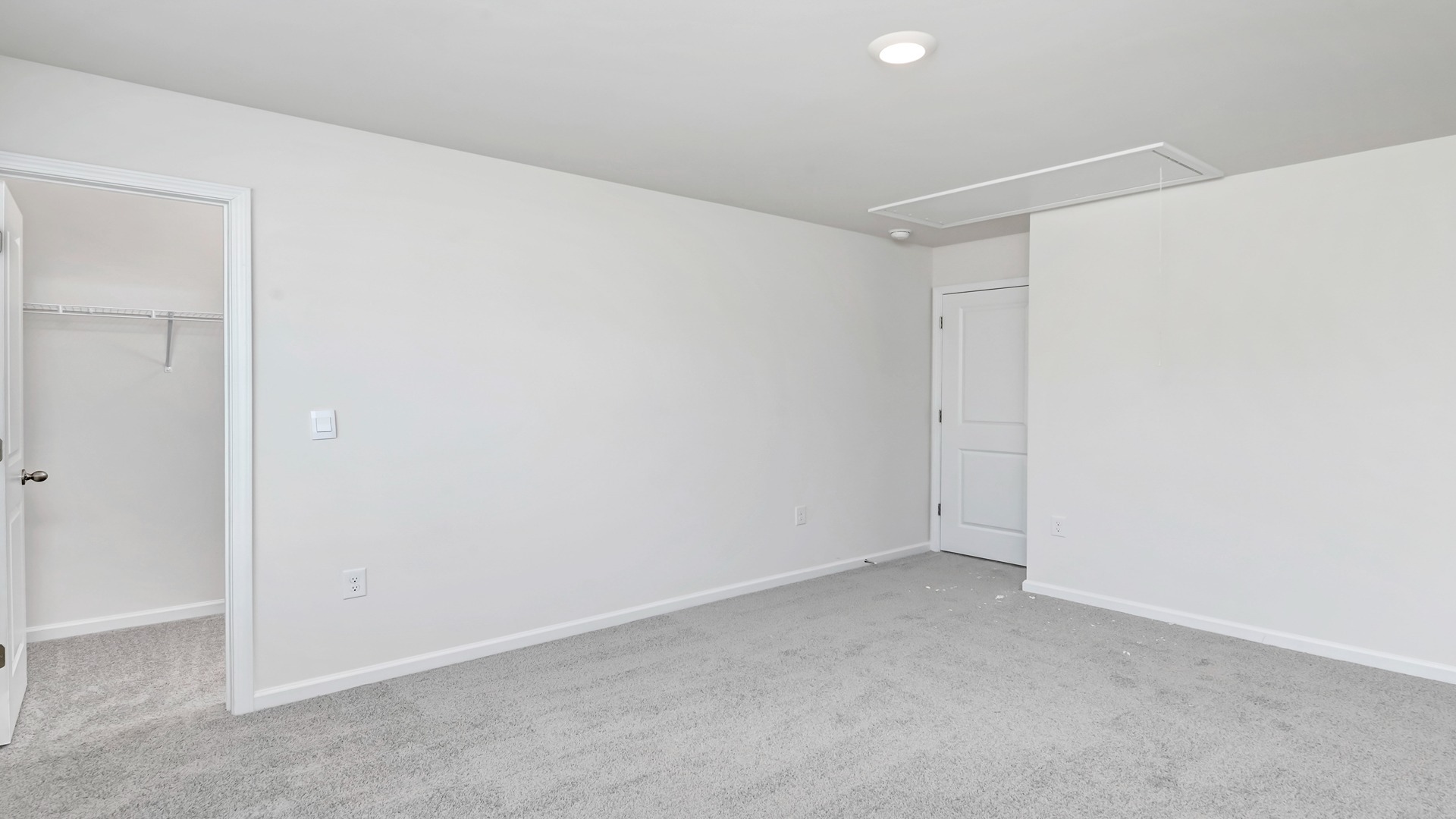 Walk-in closets in bedroom 2 and 3 of the Harrison