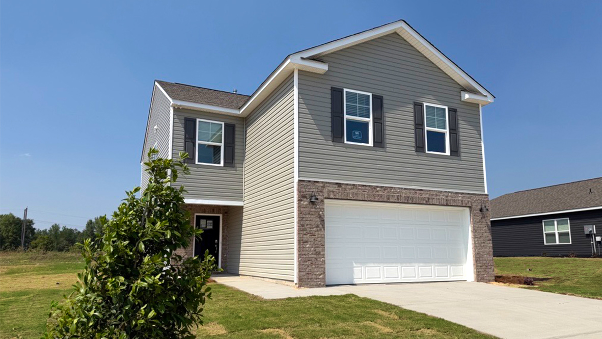 Spacious lot and a 2-car garage
