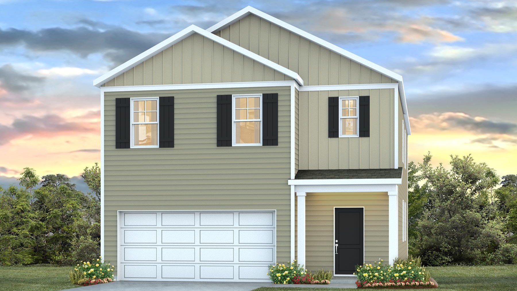 New construction home for sale with two stories, 5 bedrooms, and 3 full bathrooms in Lexington, SC