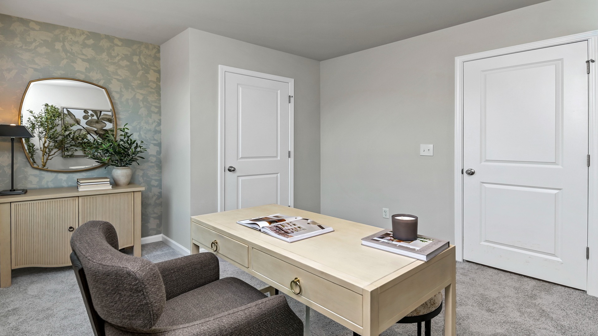 Private closets and carpet floors finish all bedrooms in the Robie for sale in Lexington, SC off Calks Ferry Road