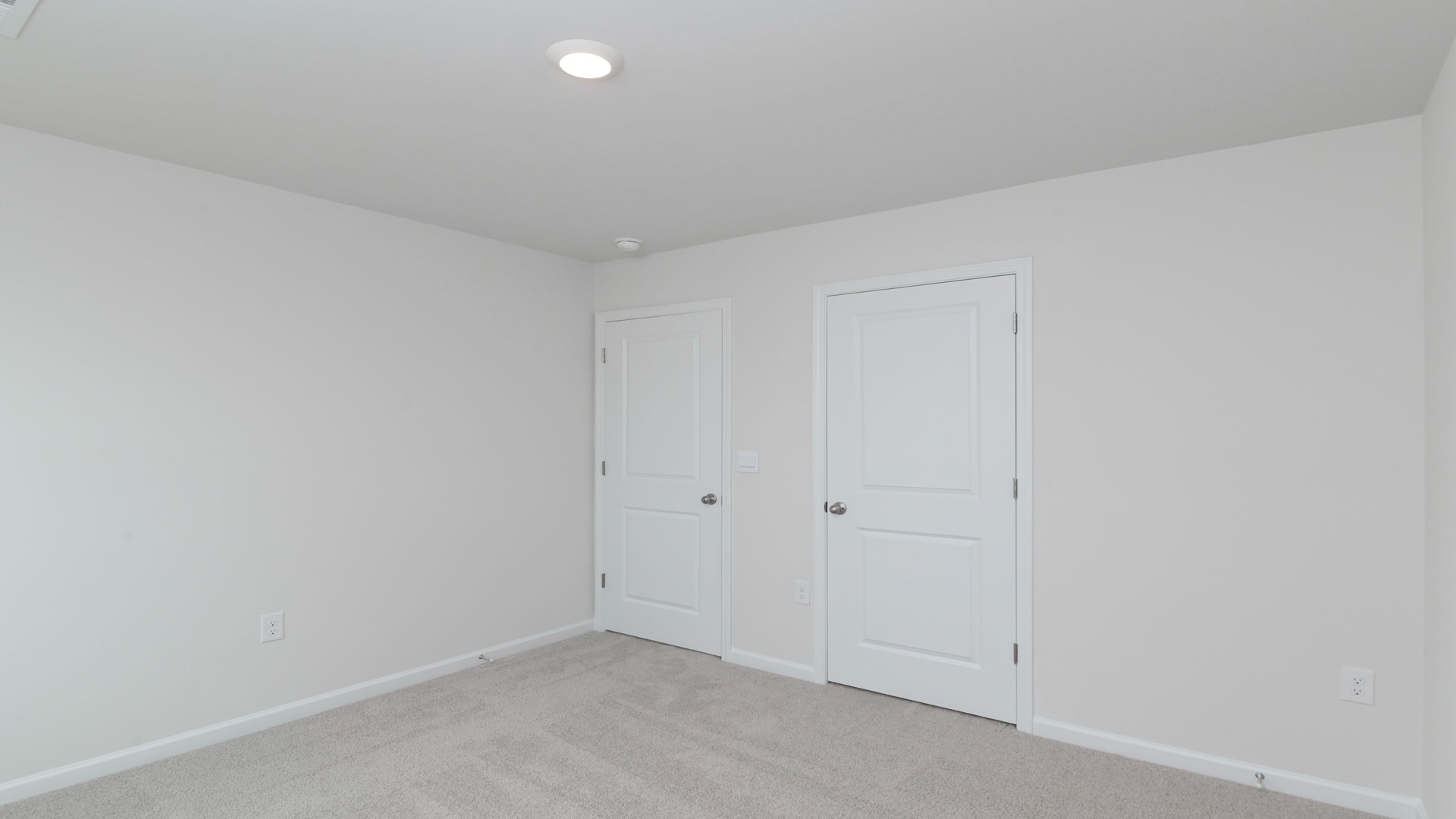 Bedroom 3 upstairs with a window and carpet