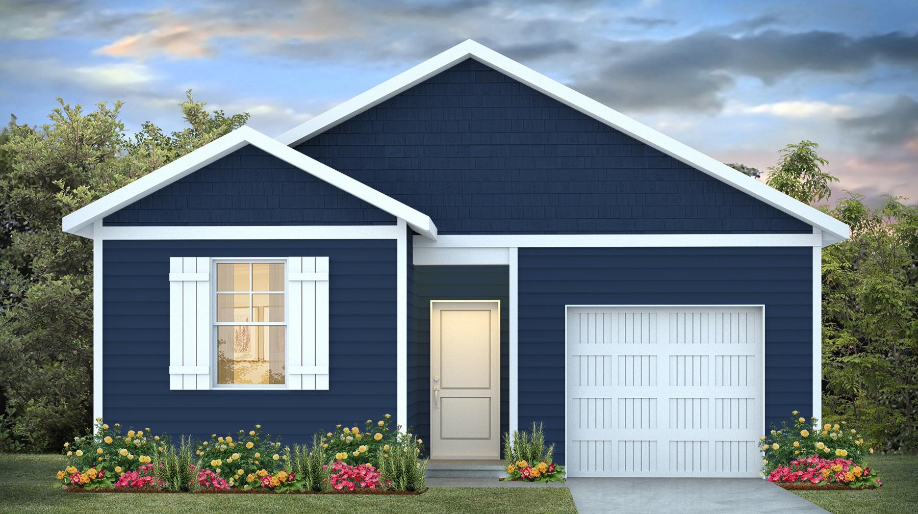 Single-story home for sale in Hopkins, SC with a 1-car garage.