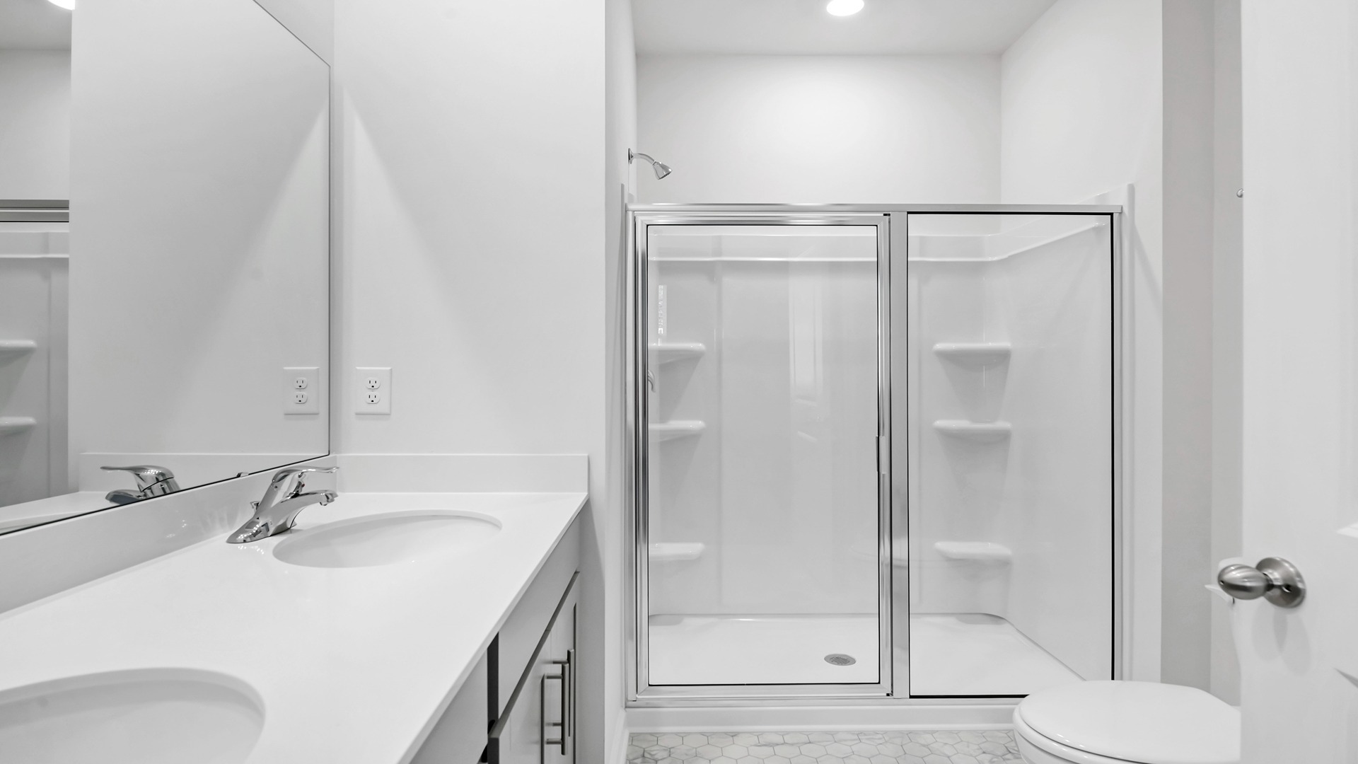 Standup primary shower