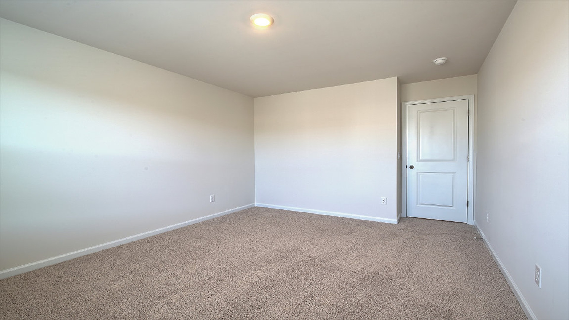 Carpet flooring and private closet in bedroom 2