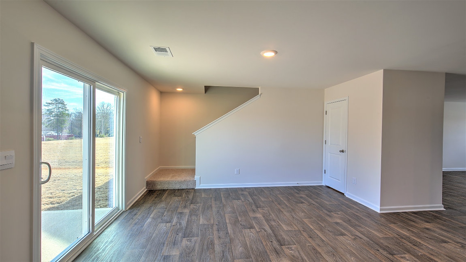 Stair access in dining area