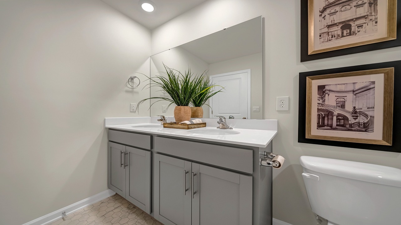 Bathroom 2 with double vanity