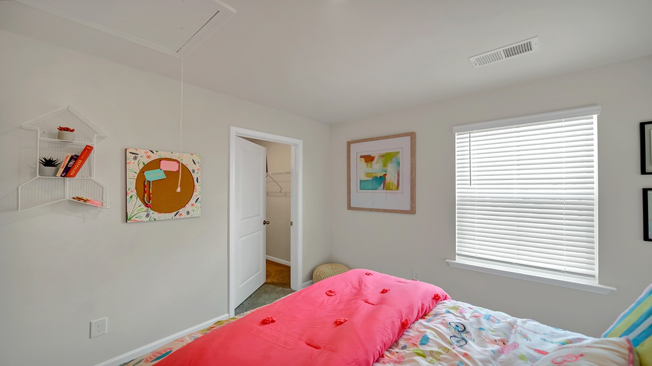 Bedroom 4 with walk-in closet