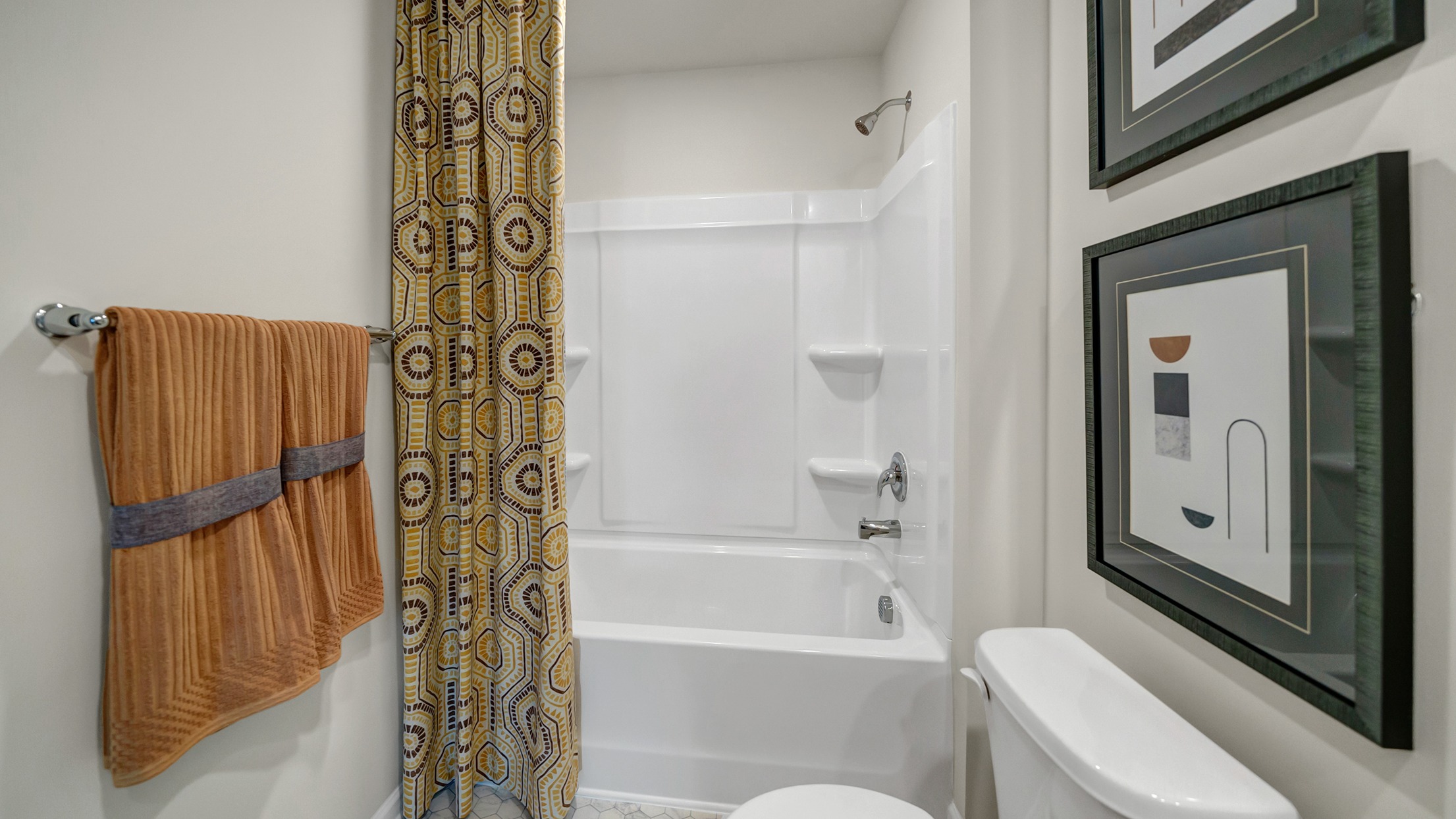 Bathroom 3 upstairs with a shower/tub combo