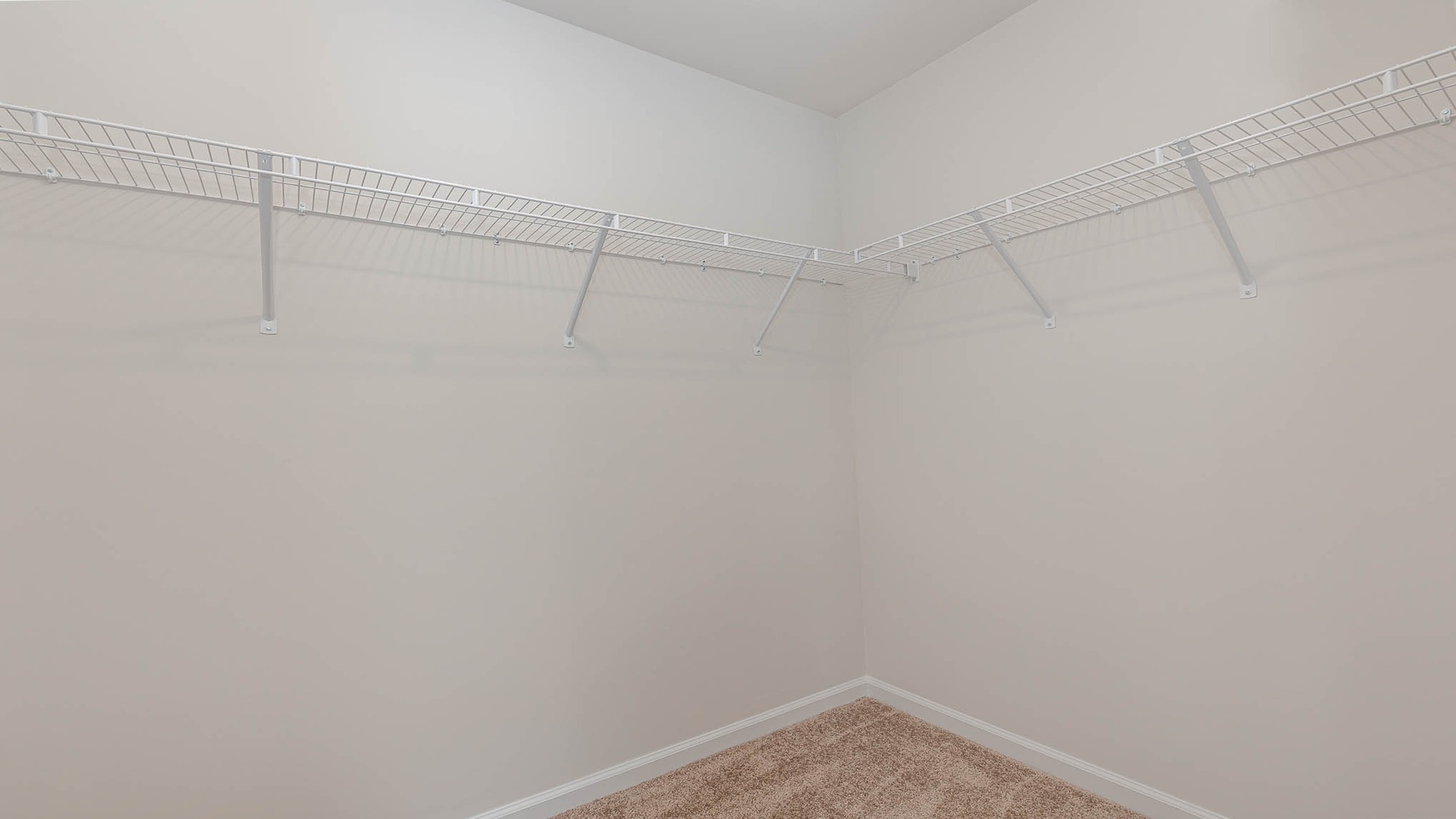 Walk-in primary closet
