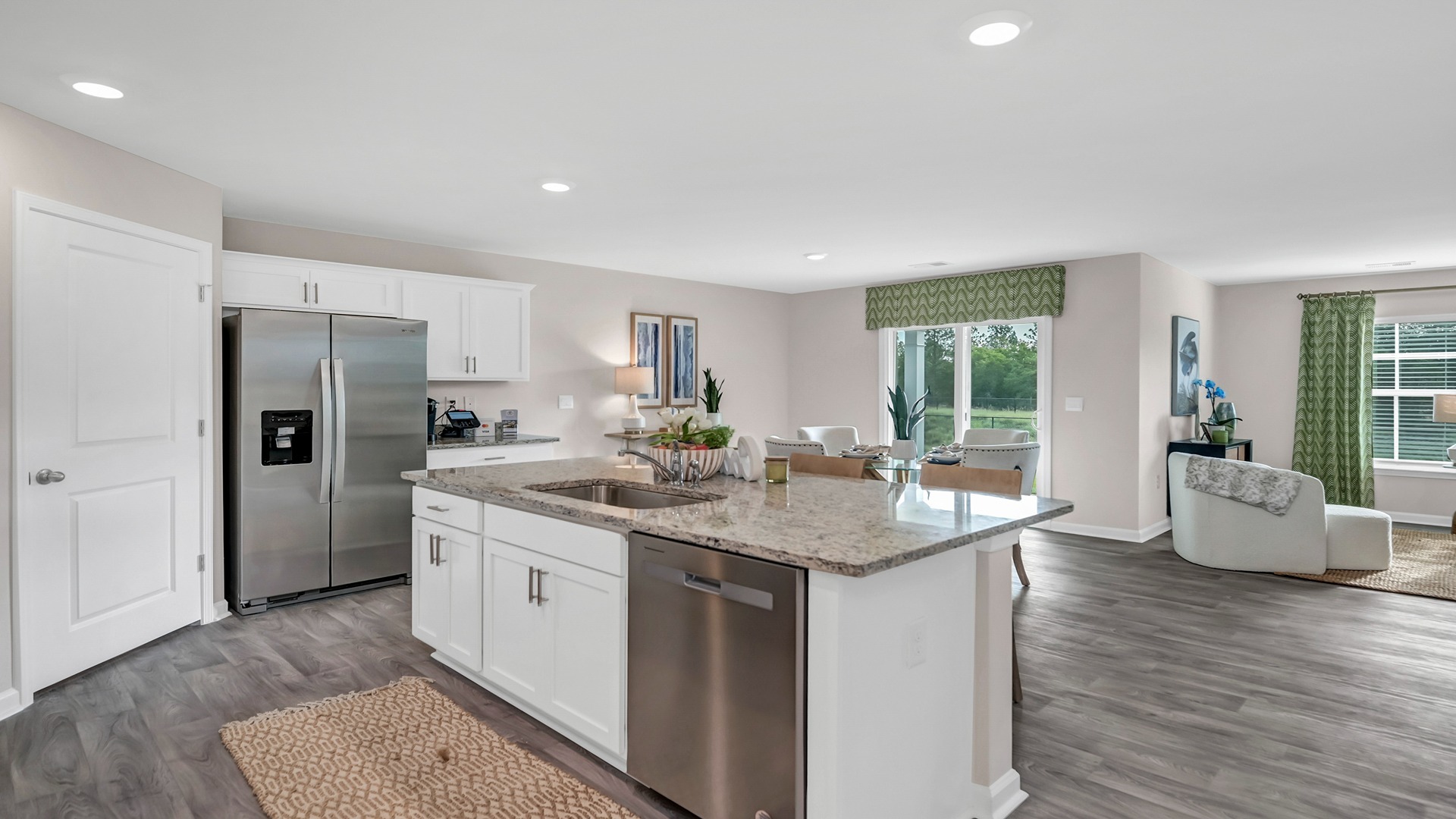 Floating kitchen island