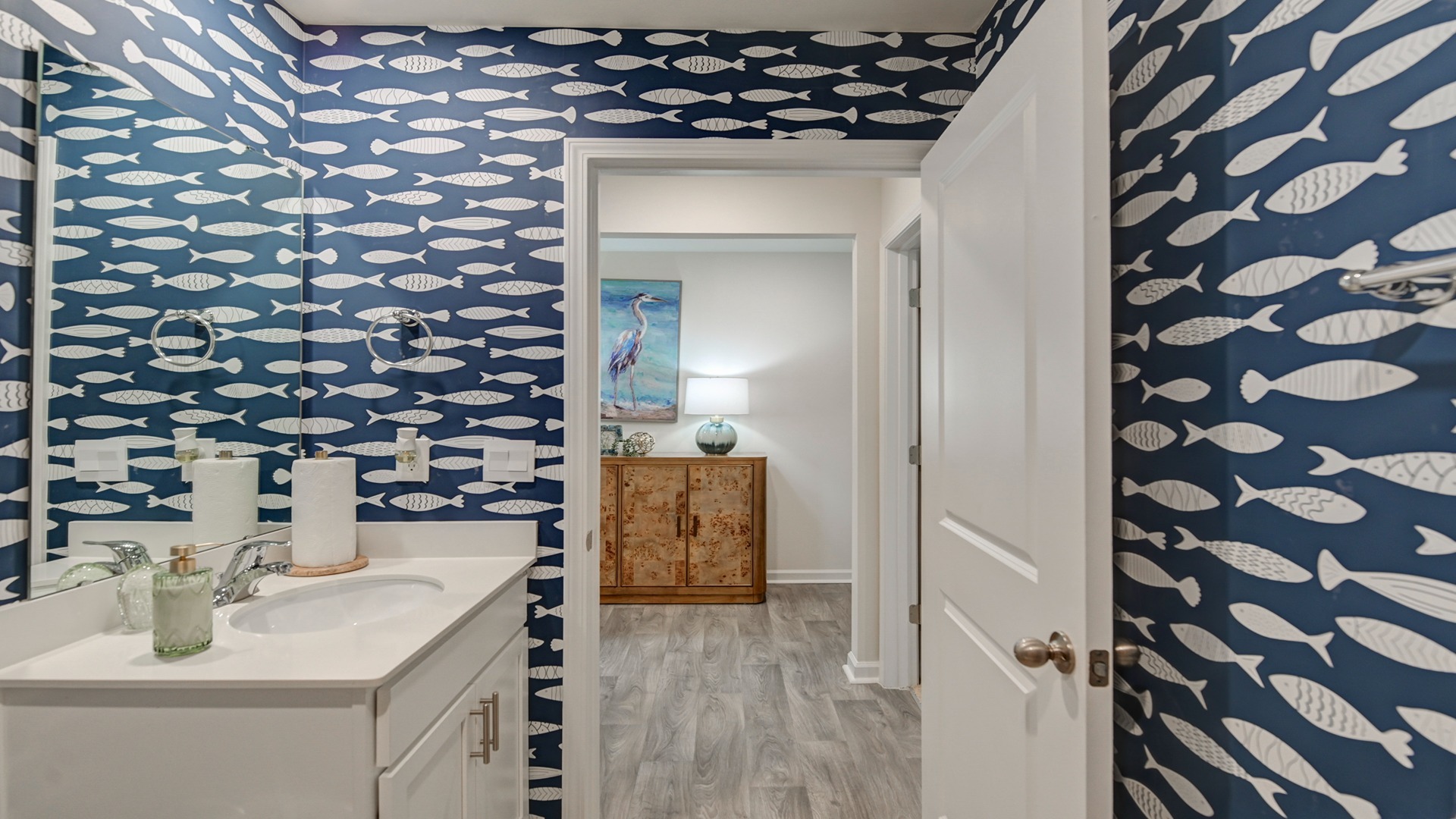 Bathroom 2 with a shower/tub combo