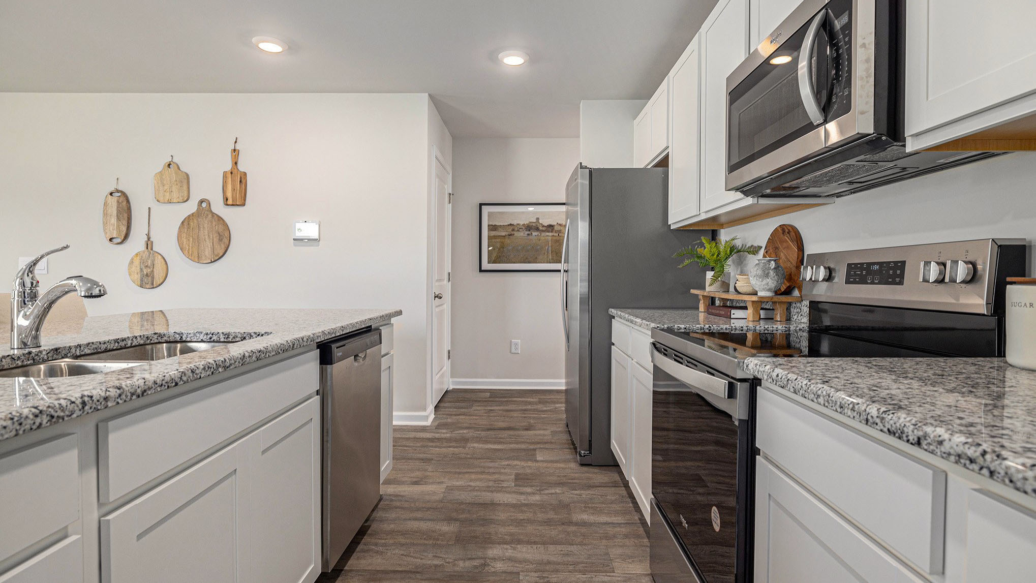 Manning kitchen with white cabinetry