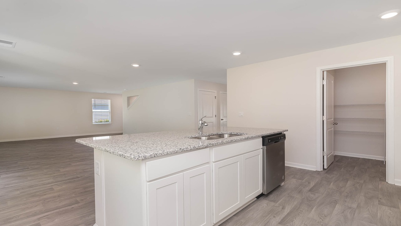 Spacious kitchen pantry