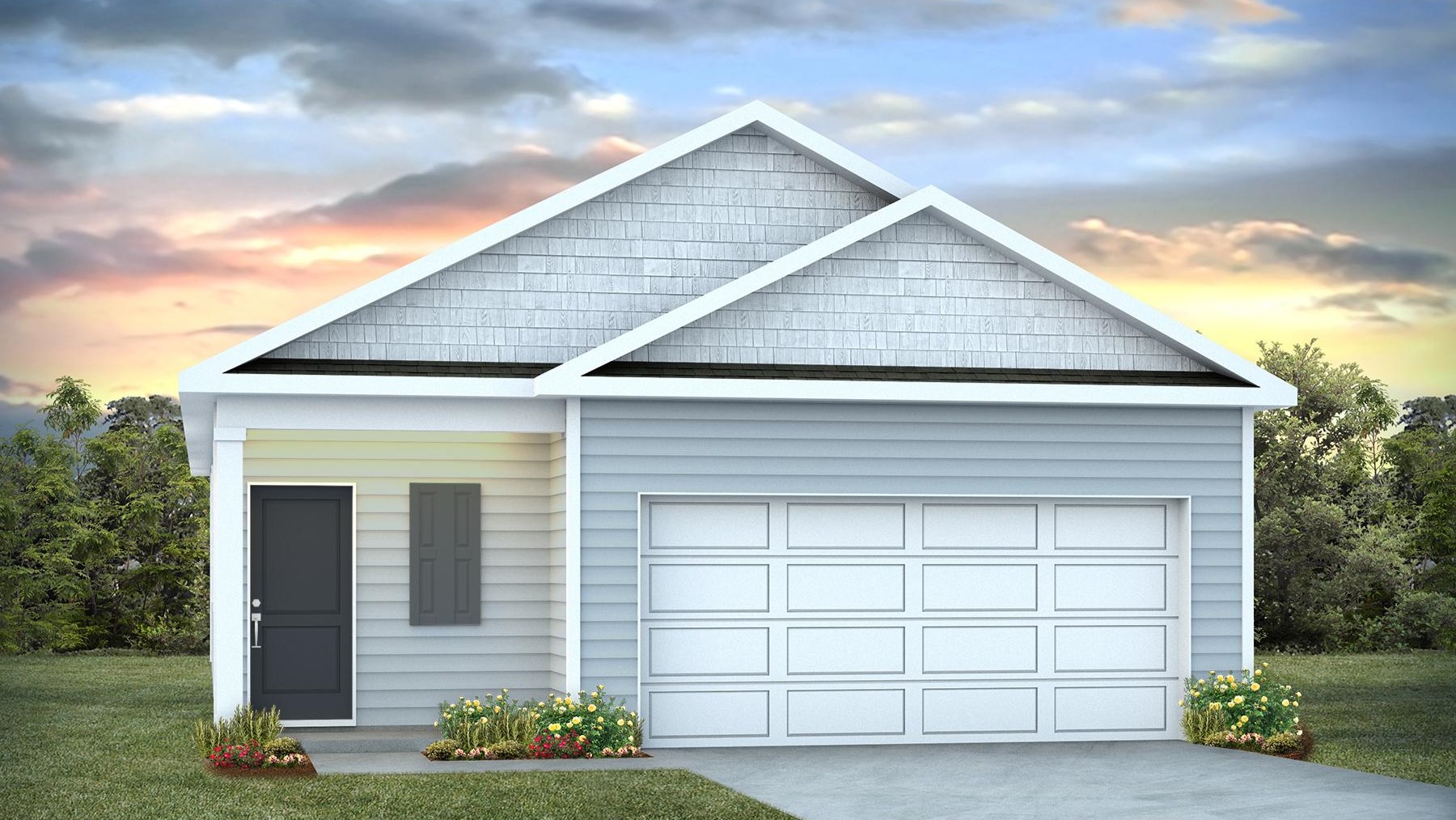 New house for sale in Gilbert, SC with Hardie Plank siding, and 2-car garage, and 3 bedrooms