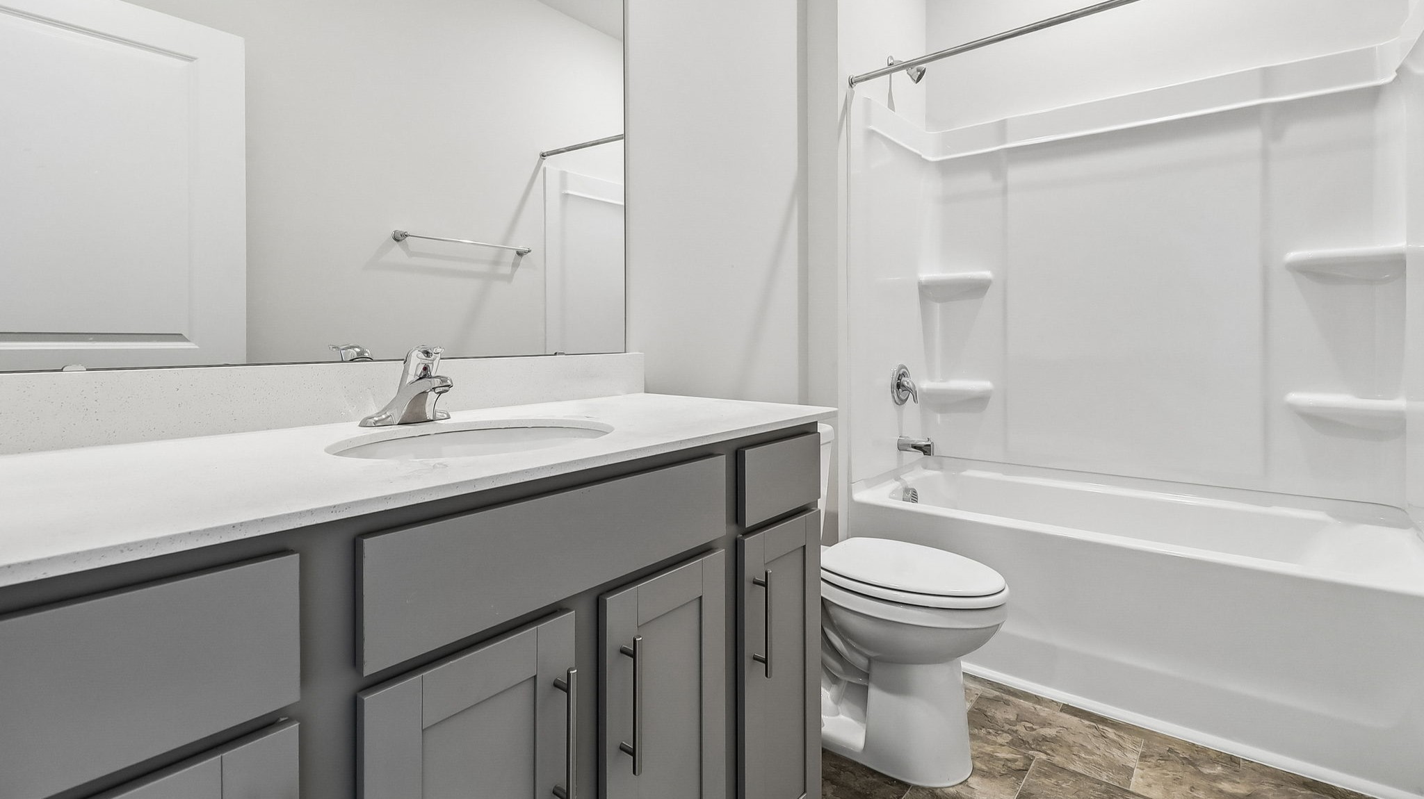 Bathroom 2 shared by and located between bedrooms 2 and 3
