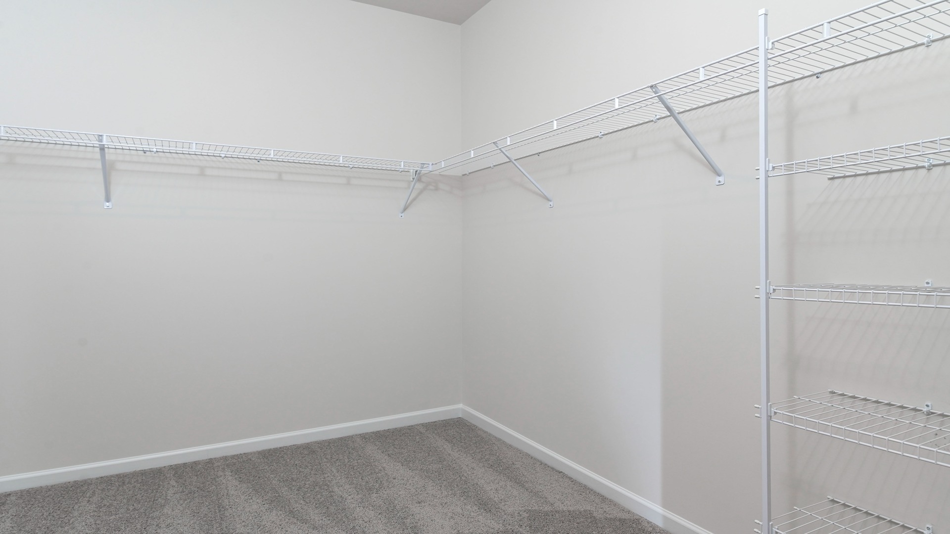 Large, walk-in primary closet in available home in Sease's Pond