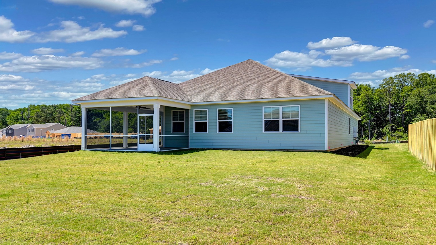 Two-story home in Sease's Pond with screened-in back patio