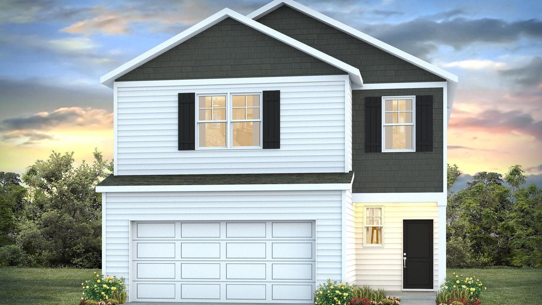 Manning E - Two-story home for sale in Lexington, SC - New home in Gilbert, SC Sease's Pond