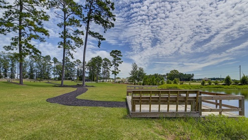 Sease's Pond dock and pathway to pond