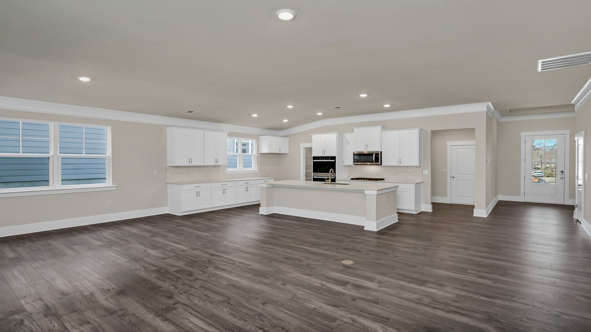 Front foyer opens into main living areas of the Eaton