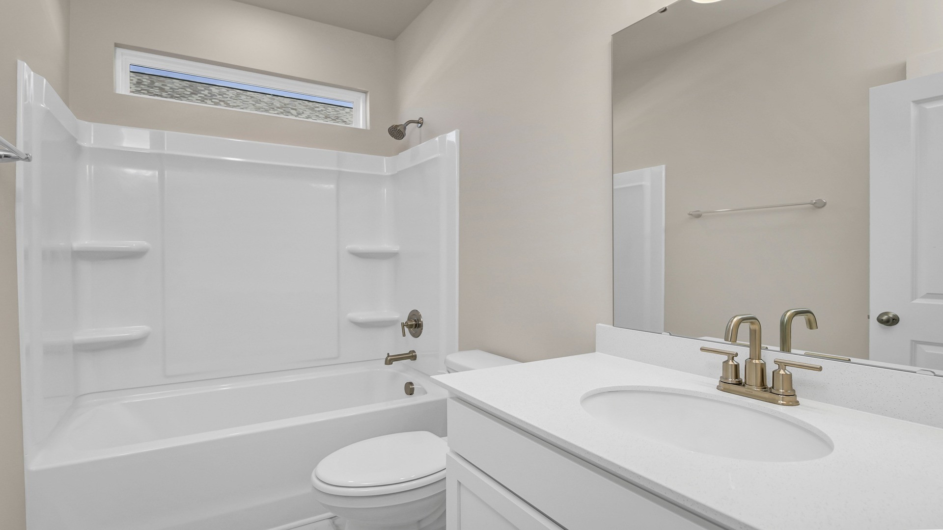 Bathroom 2 shared by and located between bedrooms 2 and 3