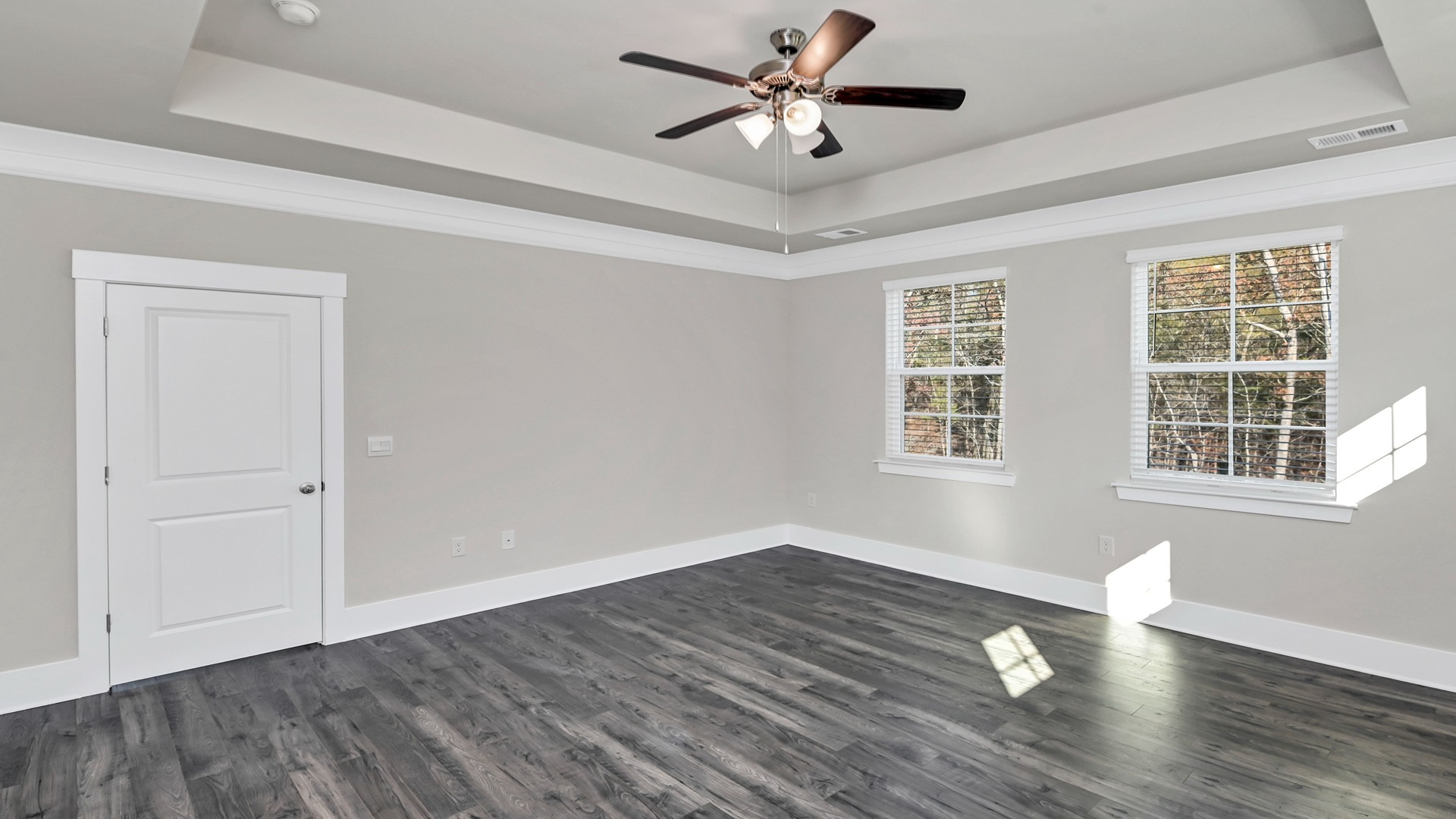 Tray ceilings in the Litchfield primary bedroom