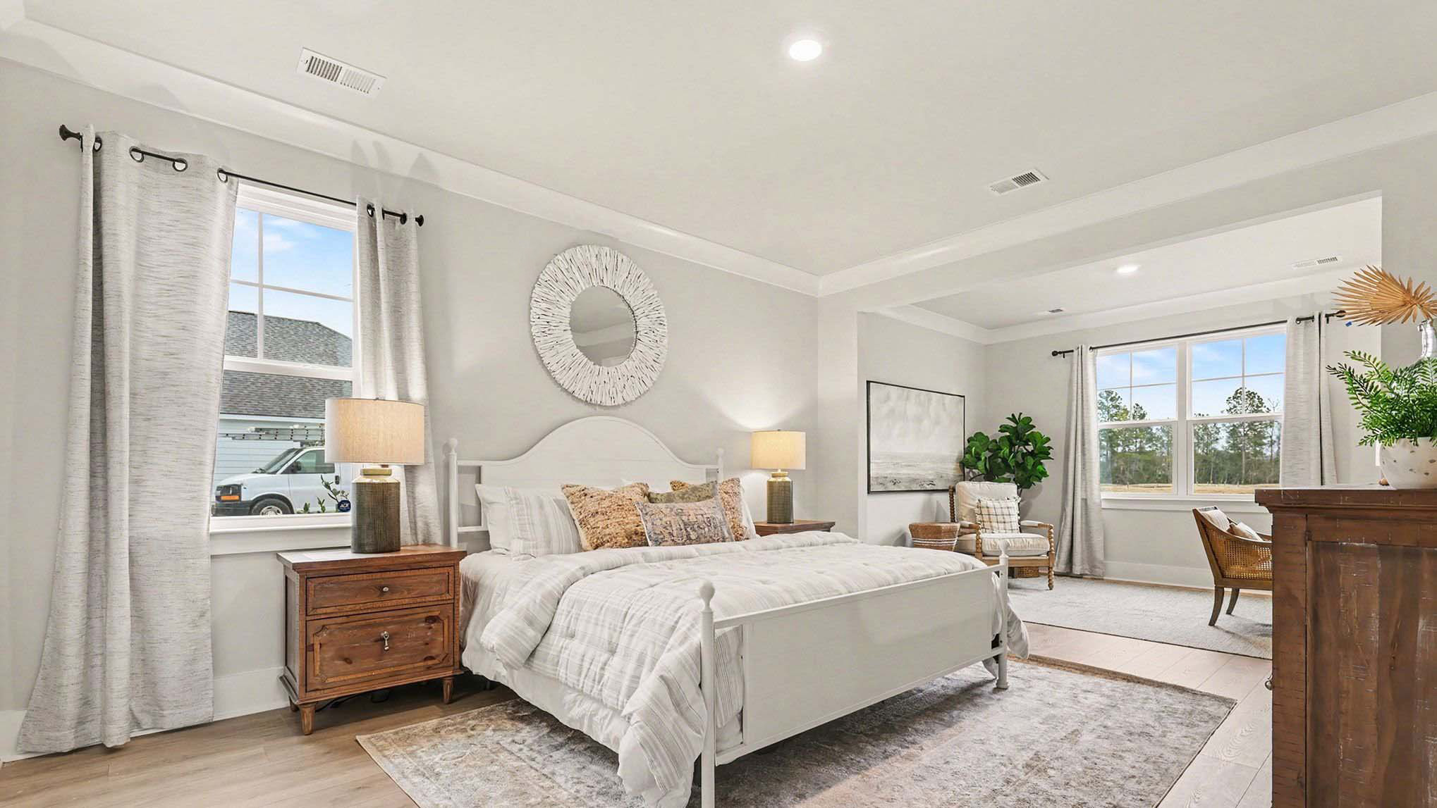 Primary suite on the first first floor with a separate en-suite sitting room